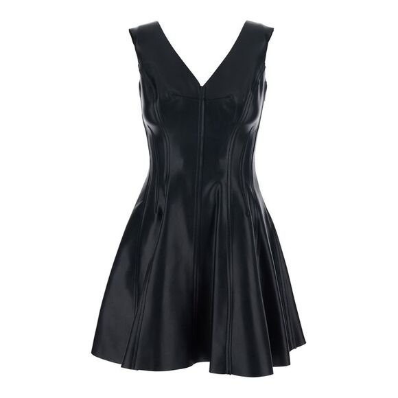 chinese dress ladies Norma Kamali One Shoulder Bias Gown in BLACK. Size L main image 1